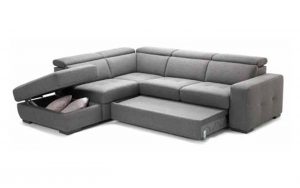 divano reclinabile estraibile moderno tessuto primo